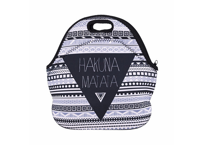 Neoprene Materials Insulated Tote Lunch Bag Durable Custom Logo Good Looking