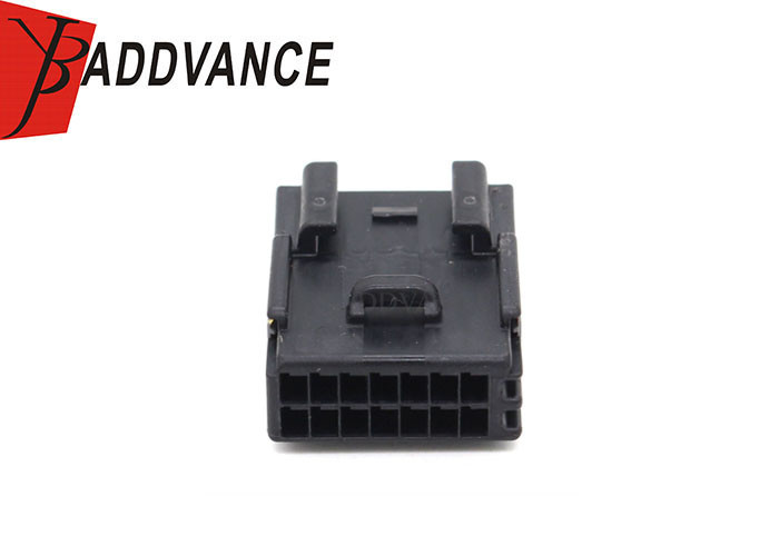 14 Pin Black Female Automotive Connector Housing PBT Material