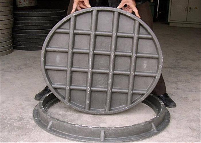 Drainage Channel Waterproof Manhole Cover And Frame Ductile Iron Material