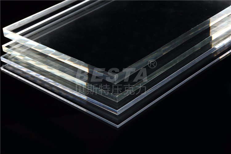 Colored 4X8 Exterior Acrylic Fence Panels Weather Proof OEM / ODM