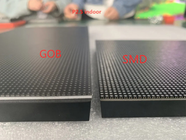 P2 Indoor GOB Led Poster 1200cd/Sqm Novastar Control SMD2121