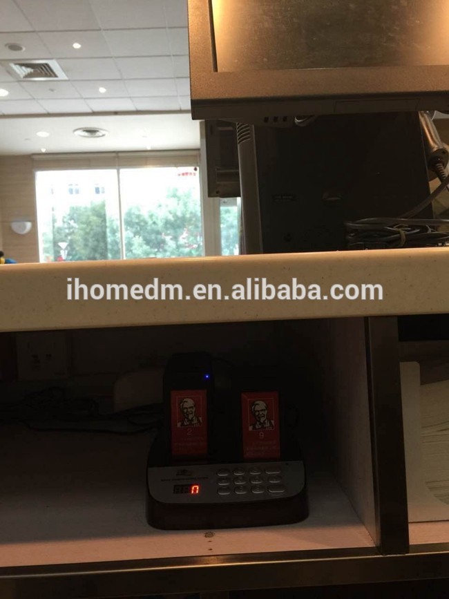 Fast food Catering CE ROHS IP65 restaurant pager system