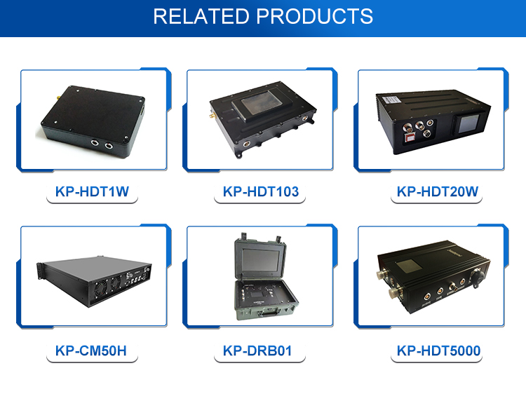 Professional 17inch Standard Video Wireless Transmitter And Receiver with Remote Control -105dBm RF Level Input