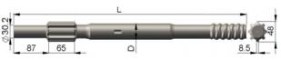 High Performance Furukawa HD709RP Shank Adapter for hydraulic and pleumatic rigs