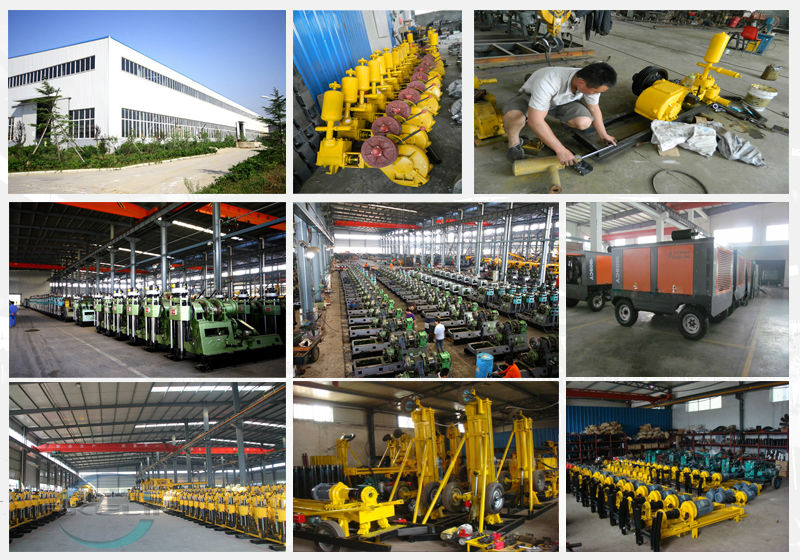 Portable pneumatic drilling rig, AKL-150D ground hole drilling machines