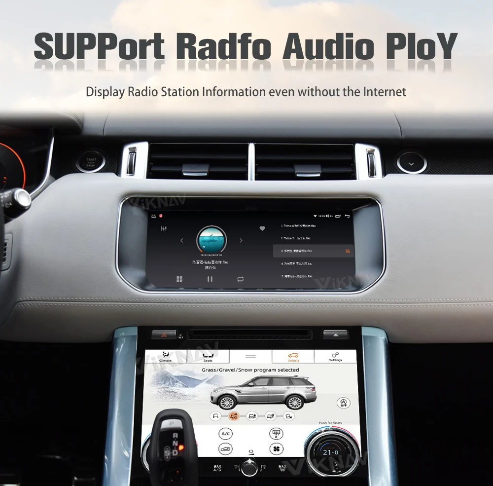 Android Auto Car Radio For Range Rover sport L494 2013-2017 Touch Screen Multimedia Player GPS Navigation Head Unit
