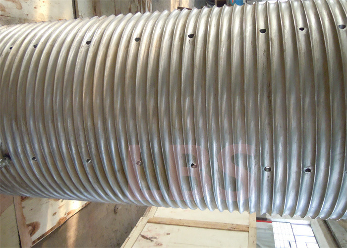 CCS Certification Electric Marine Winch Drum With Lebus Sleeves 480mm Diameter