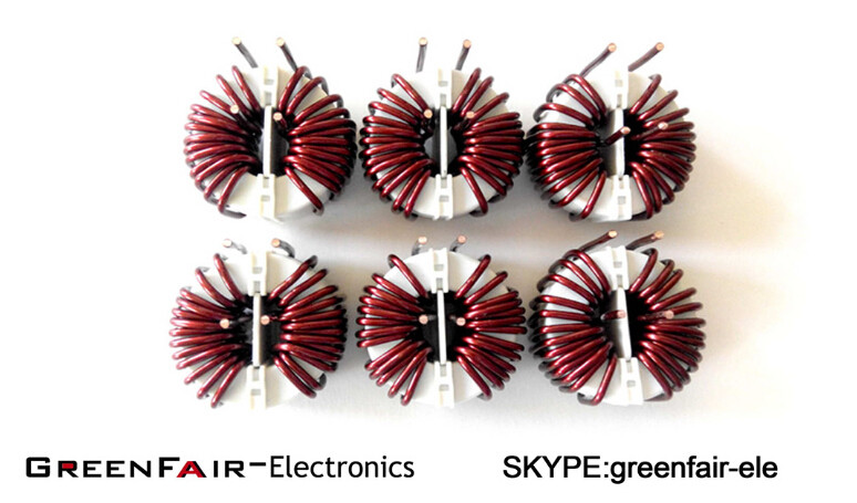 High Power Current Common Mode Choke Coil , Horizontal T63 Common Mode Toroidal Chokes