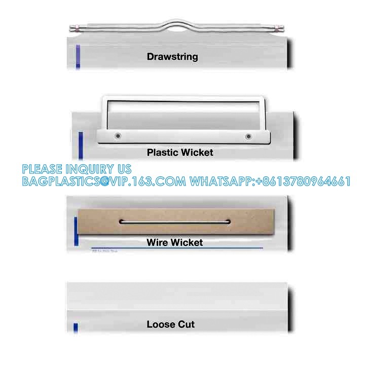 Custom Logo Printing Food Grade Strong Material 8 Lb 10 Lb 20lb Plastic Twist Ties Handle Wicket Ice Cube Bags Set