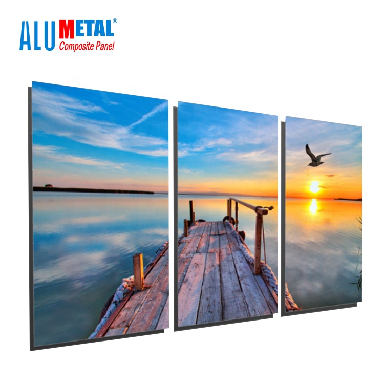 Printable Nano Exterior PE Aluminum Composite Panel 0.5mm ACM Cladding Panels Acidity Resistance