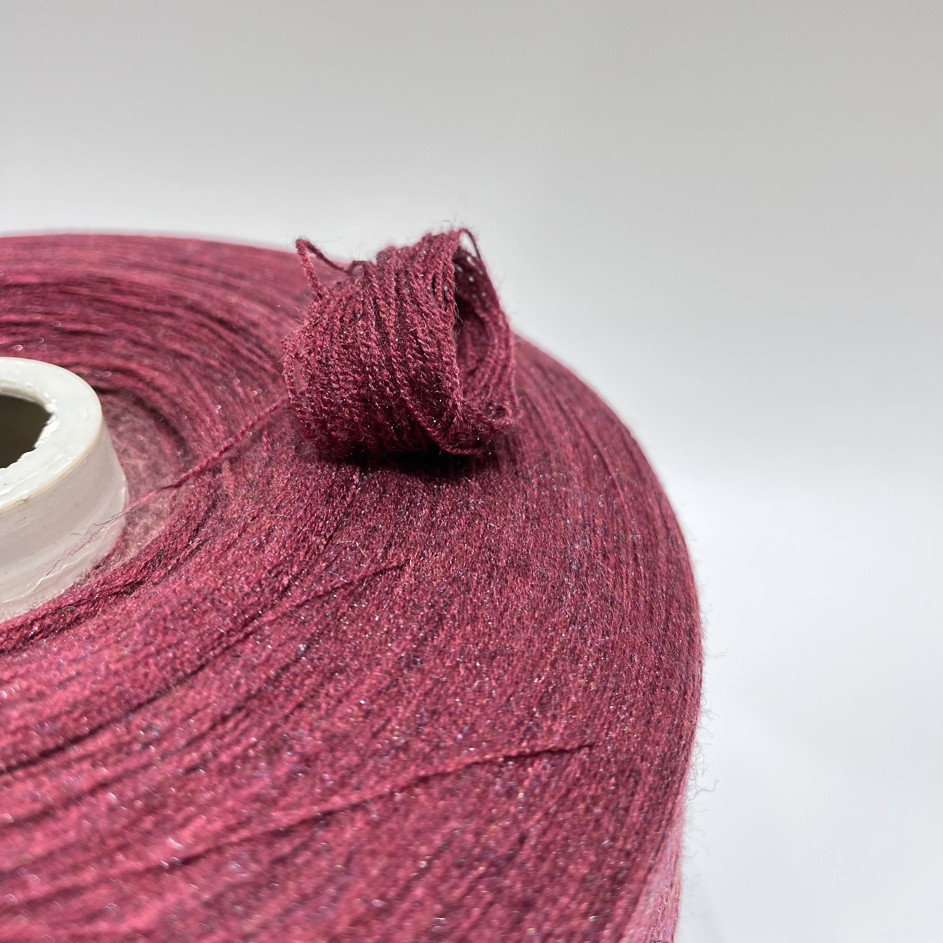 factory directly price 2/48NM 100 colors ready to ship crystal core spun yarn