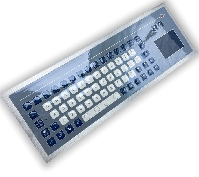 71 Keys Industrial Computer Keyboard Explosionproof With Touch Pad F8-TP-C