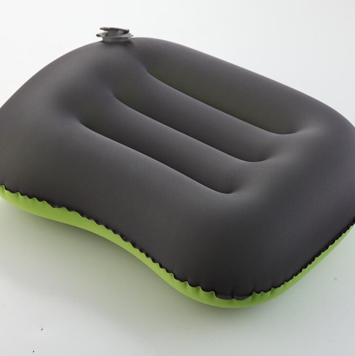 Compact Size Inflatable Travel Pillow , Ergonomic Design Airplane Sleep Pillow