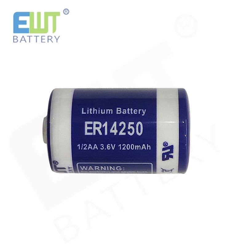 3.6v primary lithium thionyl chloride li-SOCl2 ER14250 3.6V 1200mAh