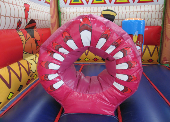 Inflatable India mini bouncer combo multi play classic inflatable mini jumping house with small slide kids bouncy house