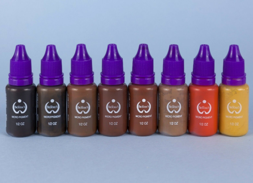 Biotouch MicrGel polishgment True Cocoa Pigment Color Permanent Makeup Microblading Supplies Eyebrow Shading MicrGel polishgmentation