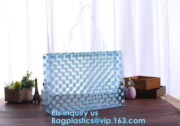 Waterproof Shoulder Bag With Cosmetic Bag, shoulder PU PVC transparent bag, Messenger Shoulder Transparent Beach PVC Zip