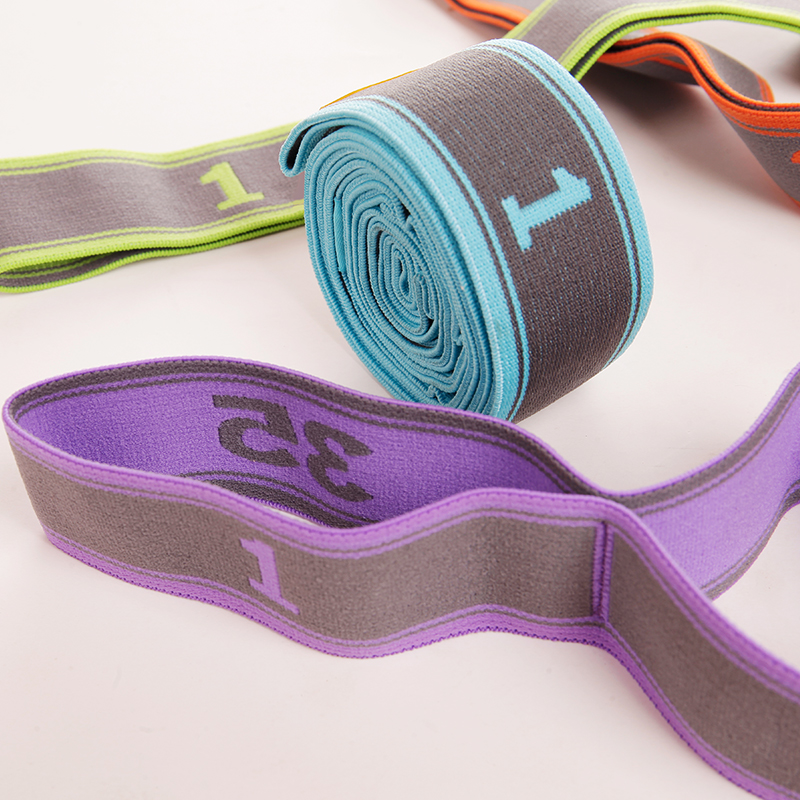 100cm To 108cm Elastic Stretching Rubber Band For Exercise With 9 Loops ODM