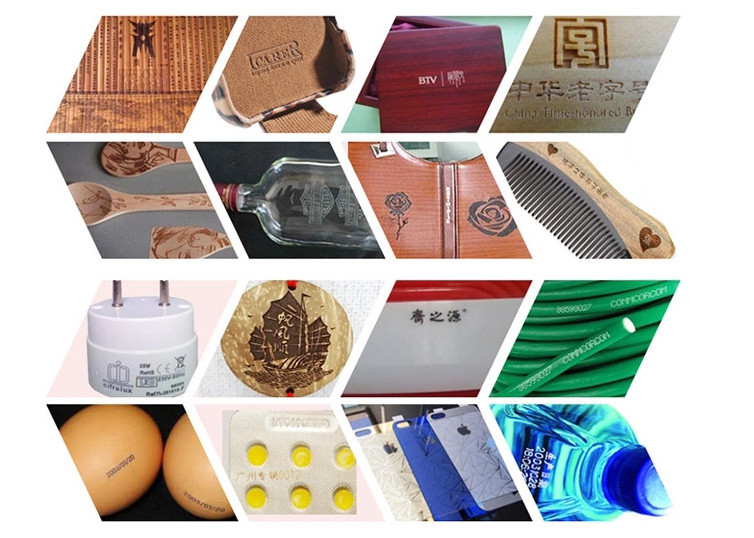 High Accuracy Fly Laser Marking Machine High Modulation Frequency No Consumables