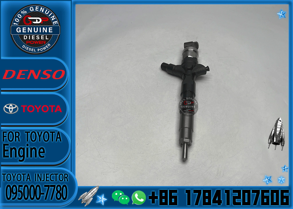 High Performance Fuel Injector 23670-30280 Common Rail Injector 095000-7780 for TOYOTA