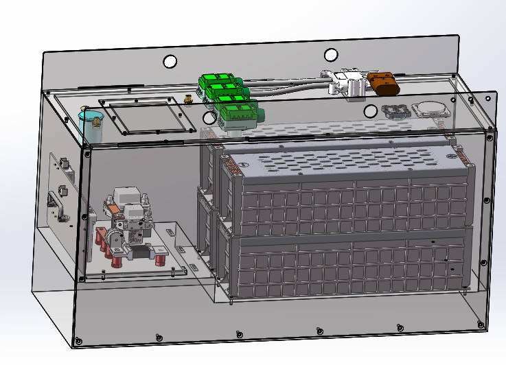 51.2V 200Ah Lithium Ion Phosphate Battery Forklift Battery System