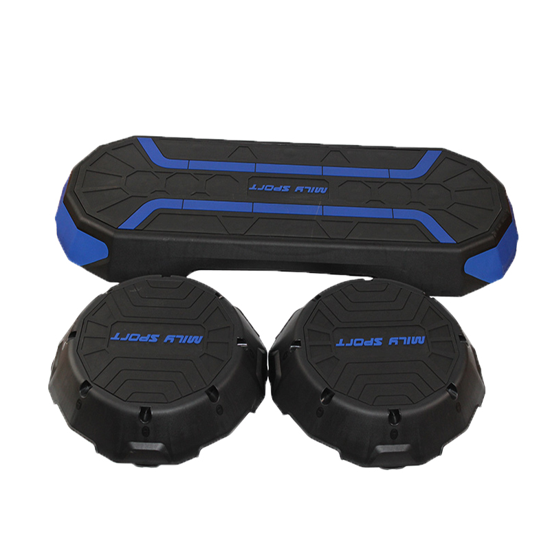 42CM Pink Aerobic Step Platforms Stepper Anti Skid Riser Board Black Adjustable