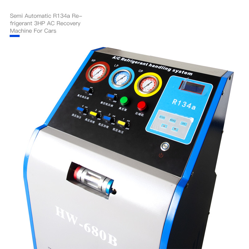 Vehicle Use 1000W 680B AC Recycling Machine R134a Easy Operation