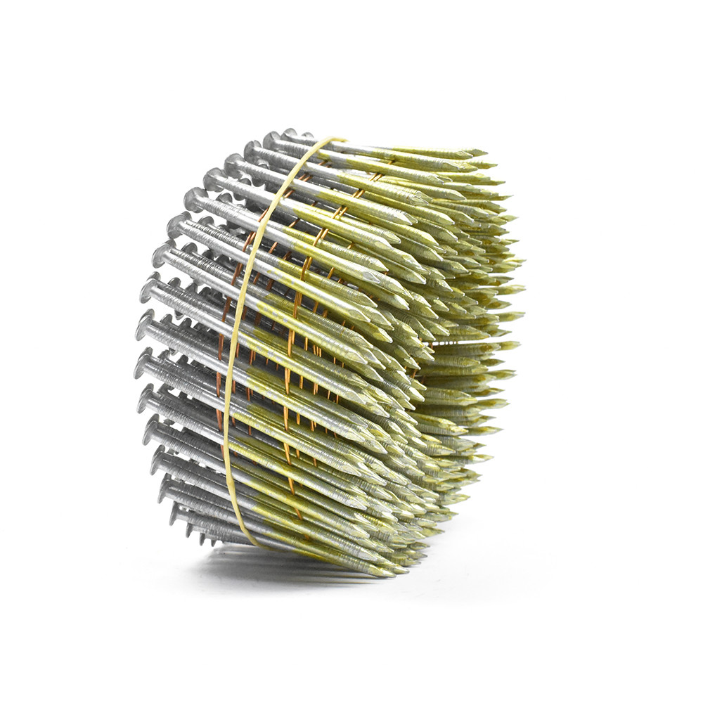 2''x.099'' Diamond Point Hot dipped Galvanized Screw / Ring / Smooth Shank Pallet Coil Nails