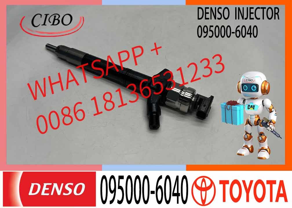 095000-6040 Man Truck Injector 0445111007 Injector Diesel Fuel For 23670-0R020 2AD-FTV Diesel Engine