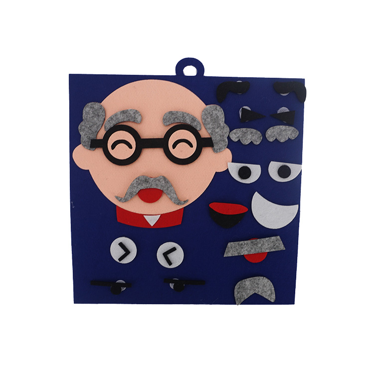 Ecofriendly 100 Handmade Foldable Multi Color Felt Child Kids Educational Board Toy