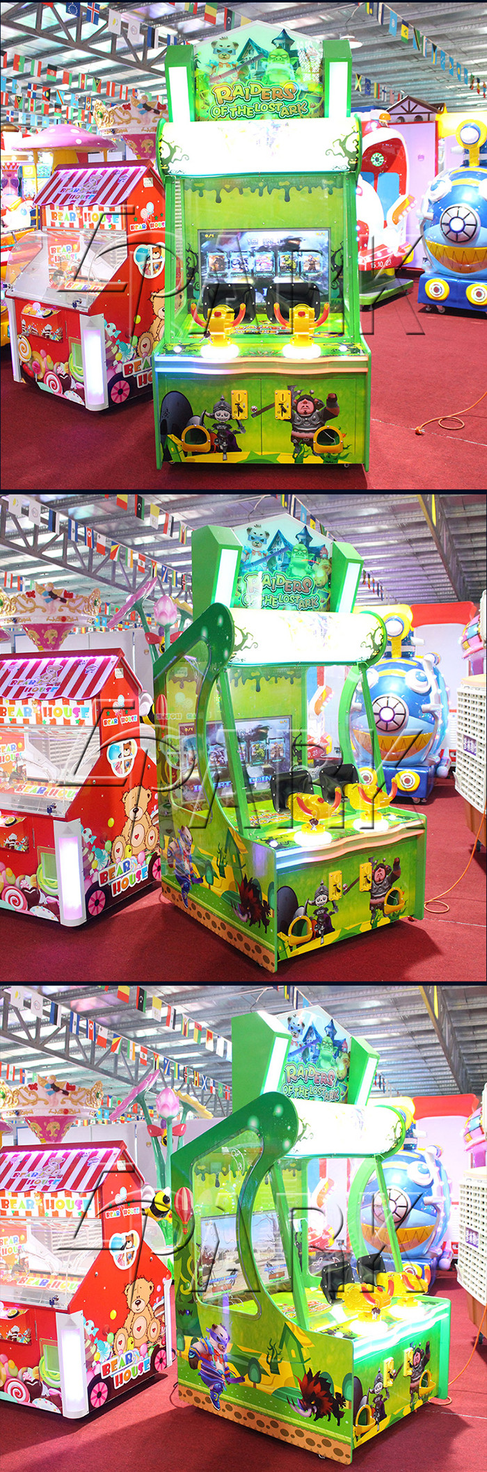 Children Video Game Ball Gun Shooting Simulator Crane Claw Machine CE Certificate