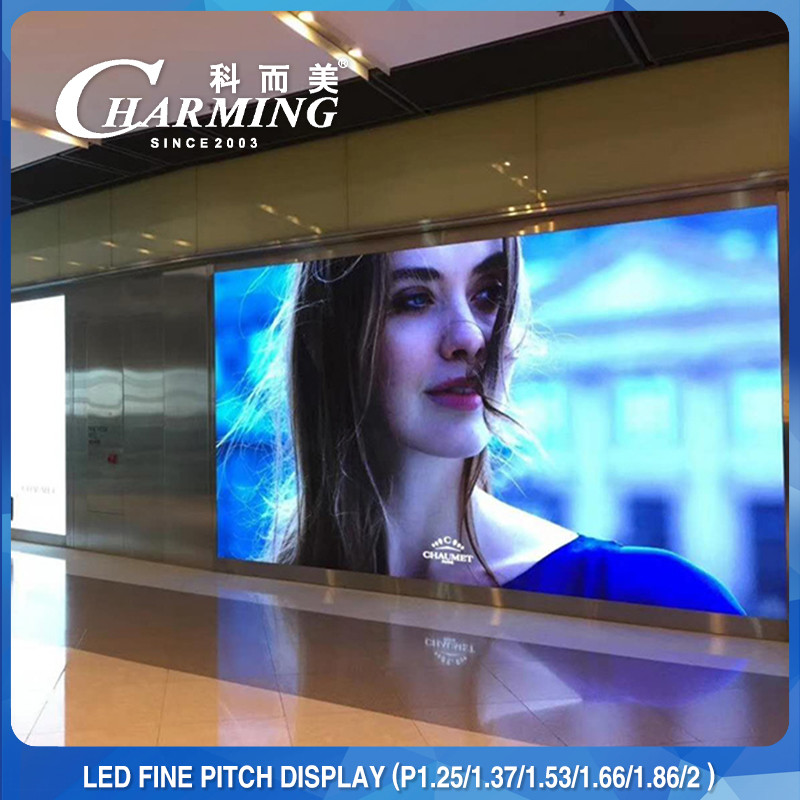 Small Fine Pitch LED Display 4K P1.86 Media Wall Indoor HD LED Display