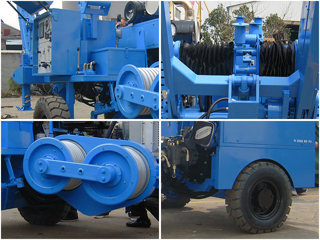 Stringing Equipment 40kn Hydraulic Cable Puller For Overhead Line