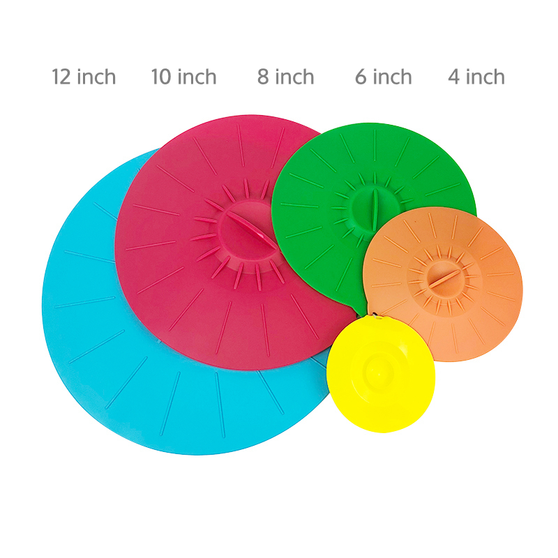 Dishwasher Safe Plastic Alternative Item Food Grade Pure BPA Free Microwavable Silicone Pot Bowl Sealing Lids for Food Storage