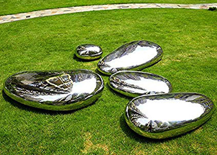 Garden Decoration Metal Polished Large Outdoor Metal Sculptures Drop Sculpture