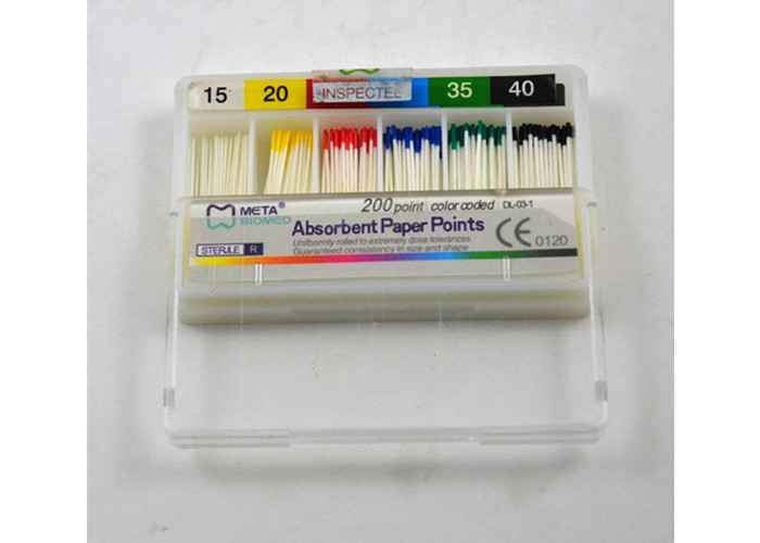 ISO Approved Meta Dental Filling Materials Disposable Paper Points Root Canal