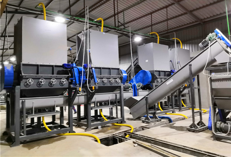 185KW Pet Bottle Washing Line Recycling Plant PLC 300kg/H NSK SKF