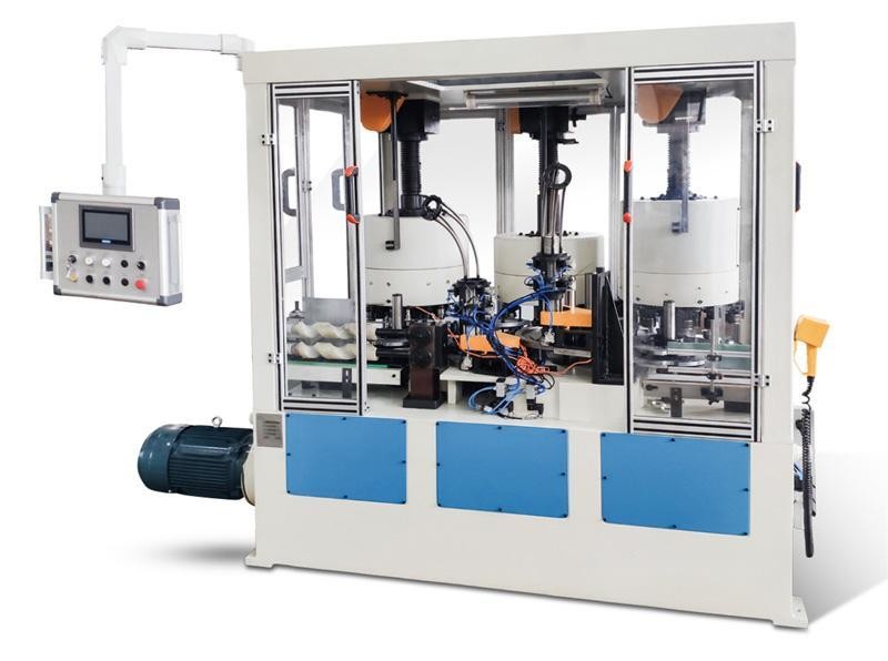 Automatic Aerosol Can Making Machine 300-500CPM With Flanging Seaming