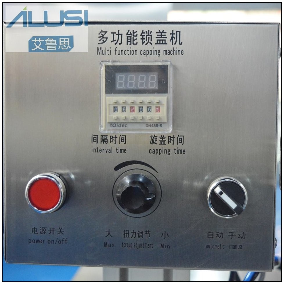 Stainless Steel Beverage Bottle Semi-auto Capping Machine Desktop capper 220V/50Hz