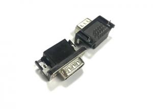 Buy cheap PBT HDR Right Angle Male Female 15 Pin AWG24 D Sub Connector product