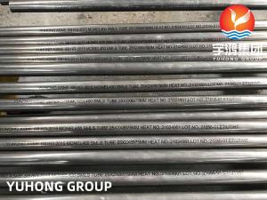 China ASTM B163 UNS N04400 Nickel Alloy Steel Seamless Tube For Heat Exchanger on sale
