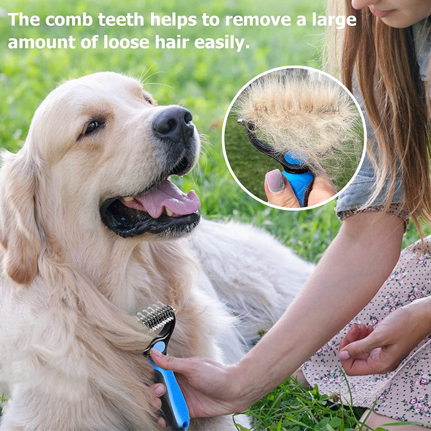 Grooming Slicker PET Cleaning Brush Self Cleaning Dog Cat Comb