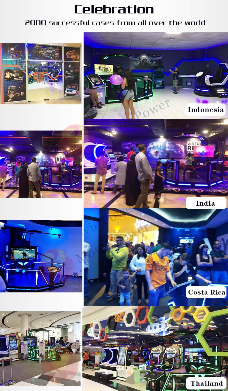 Walker Shooting HTC Vive 9d VR Standing Up Battle Game Simulator With Gun Shooting Interactive Game Machine
