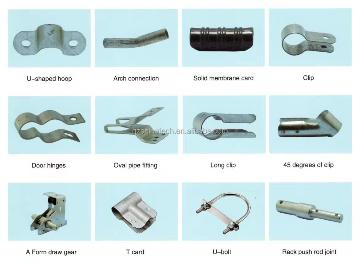 Greenhouse Plastic Pipe Clip for Plastic Coated Covering PE Film Fixed Clamp 20mm