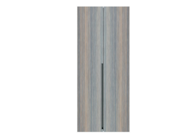 Cabinet Square Hidden Pull Handles Black 18mm Thickness for Living Room