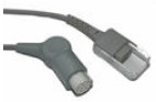 2.4M Grey Wire Spo2 Extension Cable Round 10 Pin to DB9 Connector