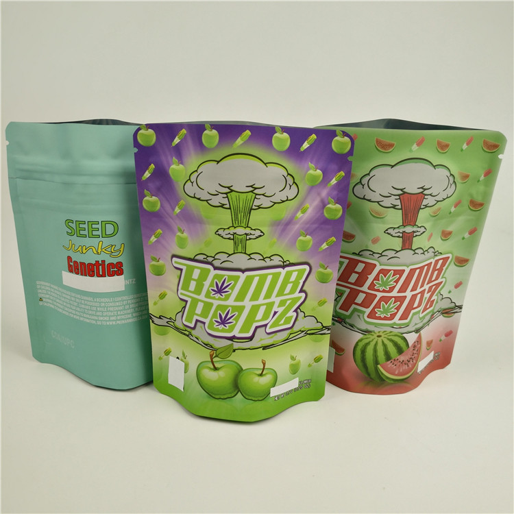 3.5G Weed Mylar Bags Laminated Material Food Grade