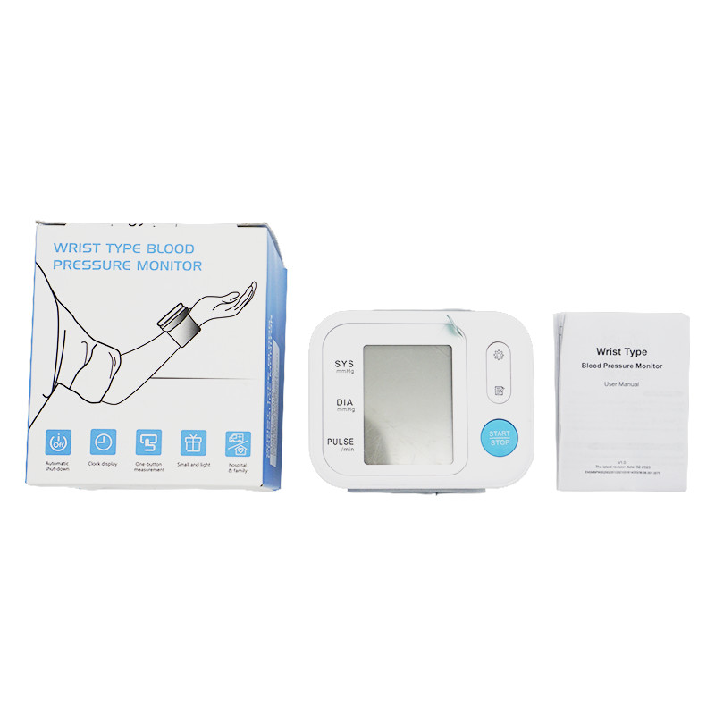 Heart Rate Blood Pressure Monitor LCD Home Medical Devices Oscillographic