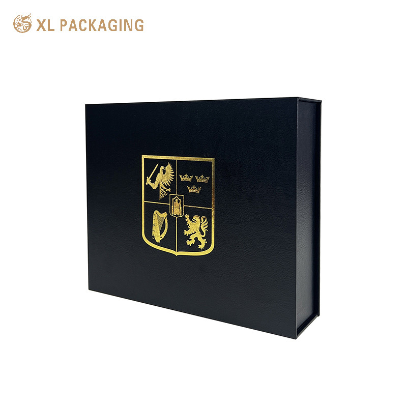Cardboard Paper Magnetic Closure Box Gift Box Wig Custom Logo Gold Foil Stamping