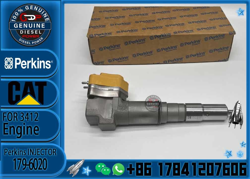 Construction Machinery Parts Diesel 3412E Engine Fuel Injector 174-7528 20R-4148 179-6020